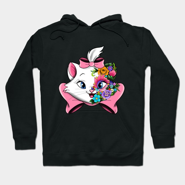 Flower Marie Hoodie by Jurassic Ink